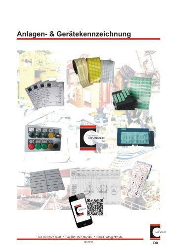Anlagen- & Gerätekennzeichnung - Ztrb.de