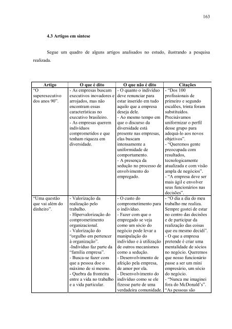 O Discurso Organizacional em Recursos Humanos ea - Sistema de ...