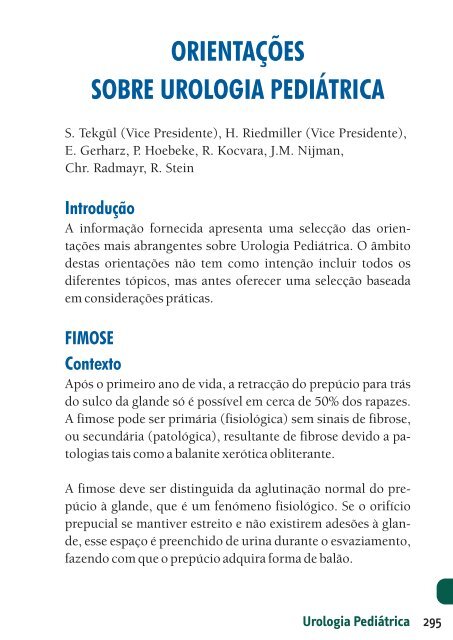 orientações sobre urologia pediátrica - Associação Portuguesa de ...