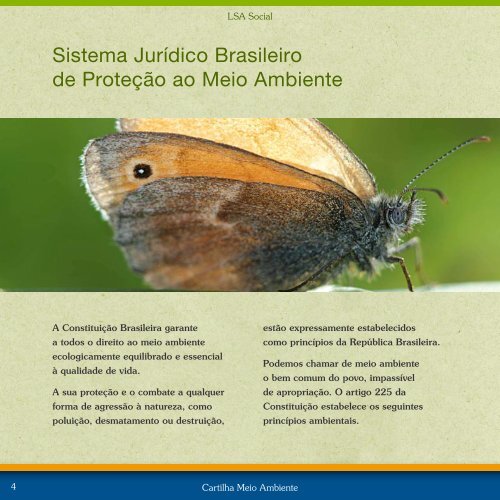 Cartilha Meio Ambiente - Secretaria do Meio Ambiente e Recursos ...