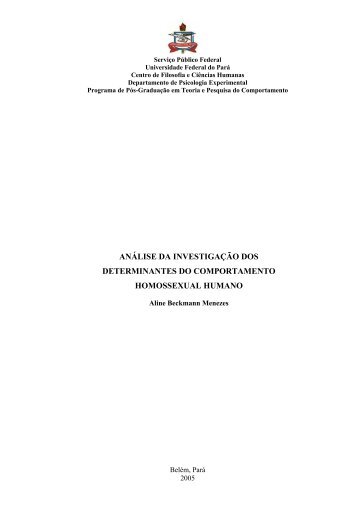 análise da investigação dos determinantes do comportamento