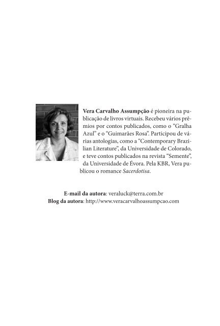 Vera Carvalho Assumpção PEÇAS FRAGILIZADAS Um enigma ...