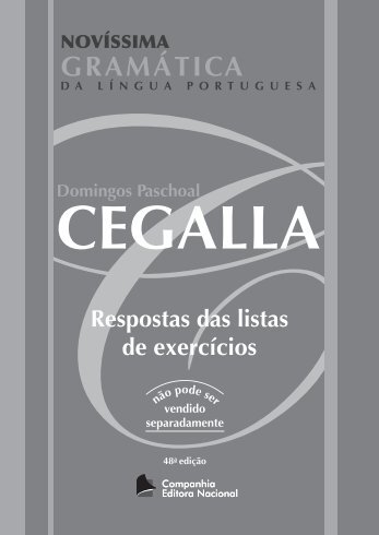 Domingos Paschoal CEGALLA - Cleibson Almeida