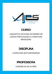 curso disciplina professor professora - Pos.ajes.edu.br - AJES