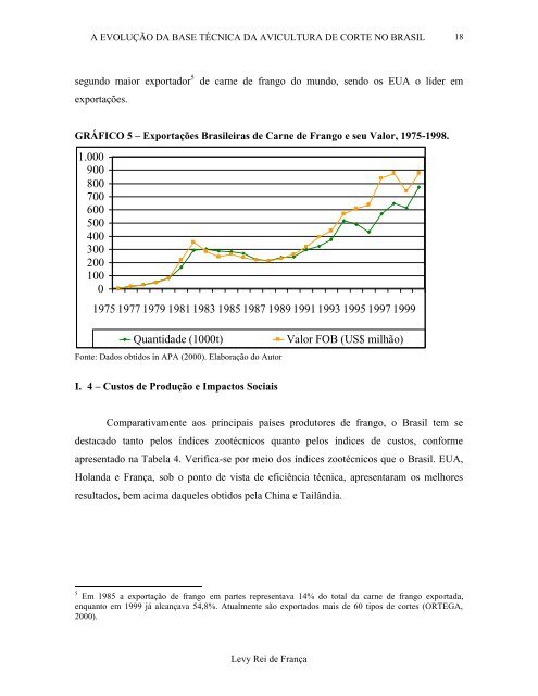 A EVOLUÇÃO DA BASE TÉCNICA DA AVICULTURA ... - Blog do Levy