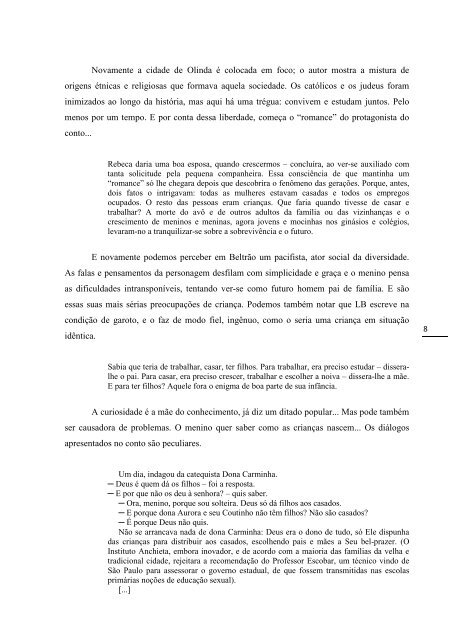 o enigma da infância – educação e comunicação no ... - Unesp