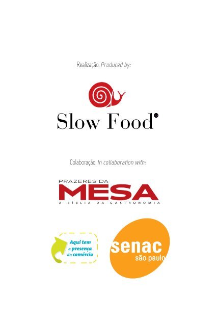 100 dicas Rio de Janeiro / 100 Slow Food Tips - Slow Food Brasil