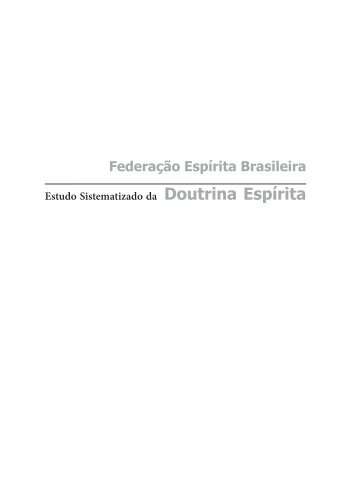 Apostila ESDE Tomo Único - Associação Espírita Caridade