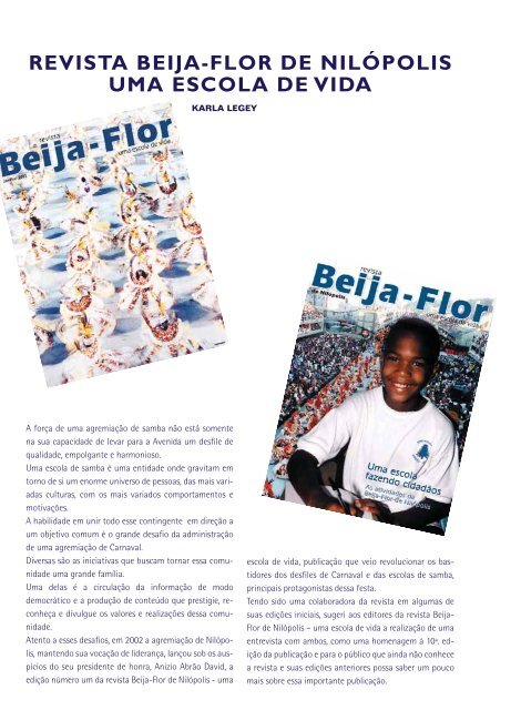 Revista 2011 - Beija-Flor