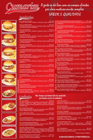 Cardapio novo.cdr - Cumarim.com.br