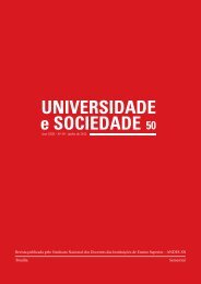 Revista Universidade e Sociedade - Andes-SN