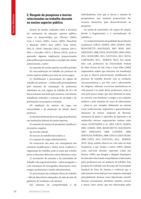 Revista Universidade e Sociedade - Andes-SN