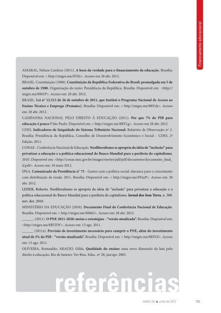 Revista Universidade e Sociedade - Andes-SN