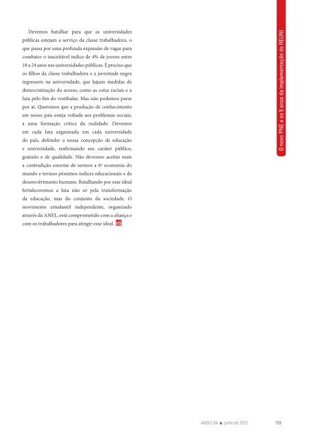 Revista Universidade e Sociedade - Andes-SN