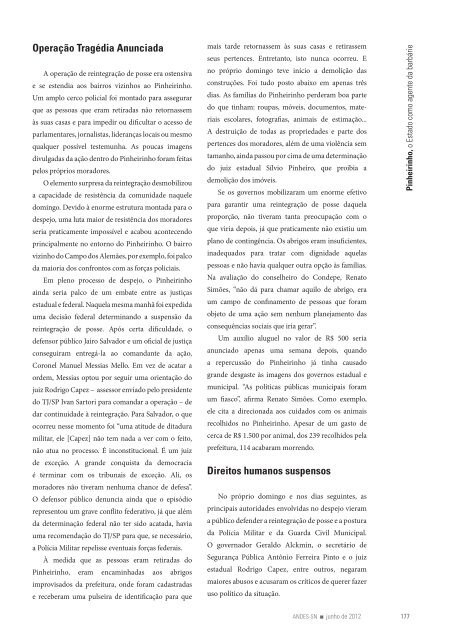 Revista Universidade e Sociedade - Andes-SN