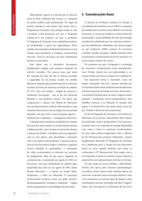 Revista Universidade e Sociedade - Andes-SN