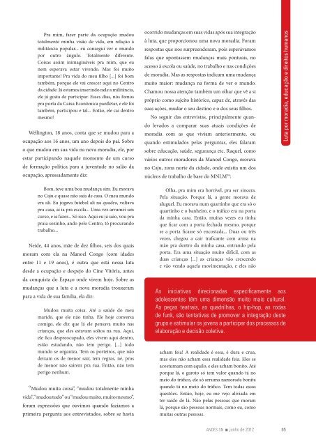 Revista Universidade e Sociedade - Andes-SN