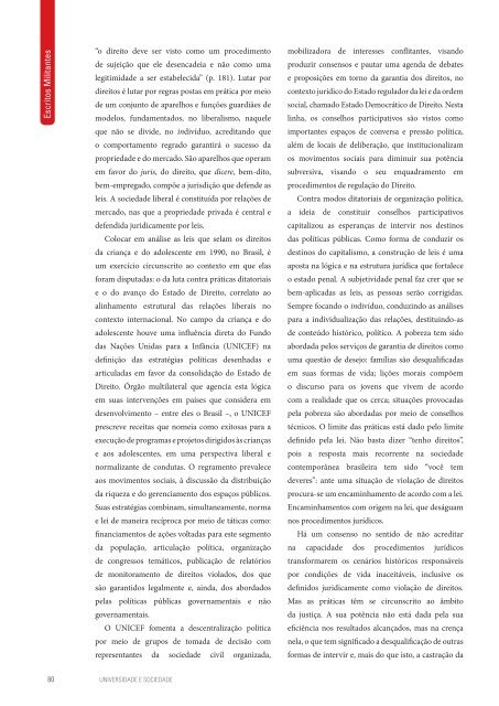 Revista Universidade e Sociedade - Andes-SN