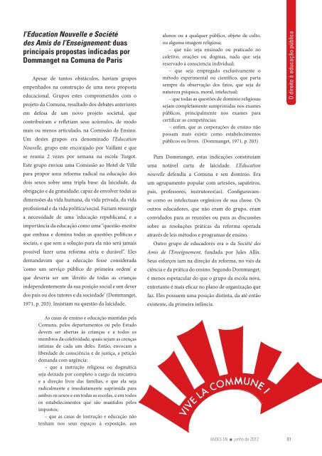 Revista Universidade e Sociedade - Andes-SN