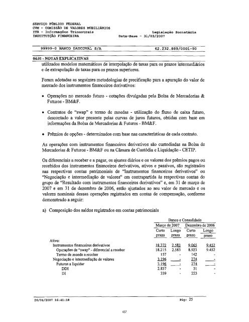 Prospecto IPO - Daycoval