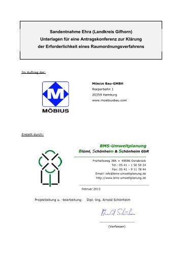 Sandentnahme Ehra (Landkreis Gifhorn) - Zweckverband ...