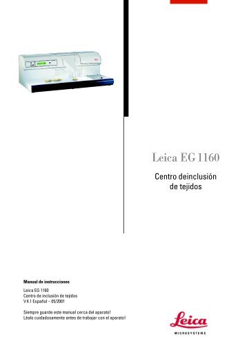 Leica EG 1160 - Leica Biosystems