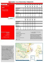 Fahrplan Braunschweig â SchÃ¶ppenstedt Streckenfahrplan