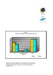 Stand der Lokalen Agenda 21 im Großraum Braunschweig ...