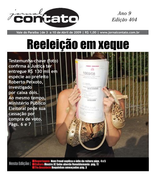 Reeleição em xeque - Jornal Contato