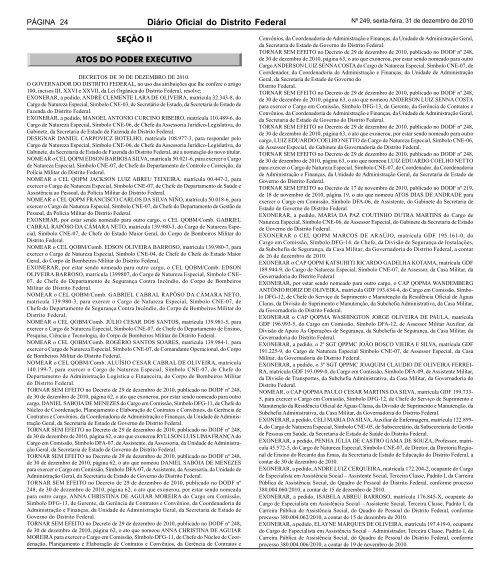 Seção02- 249.pdf - Governo do Distrito Federal
