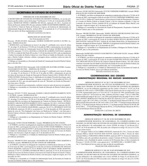 Seção02- 249.pdf - Governo do Distrito Federal