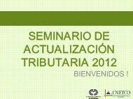 Seminario de Actualización Tributaria 2012 - Camara de Comercio ...