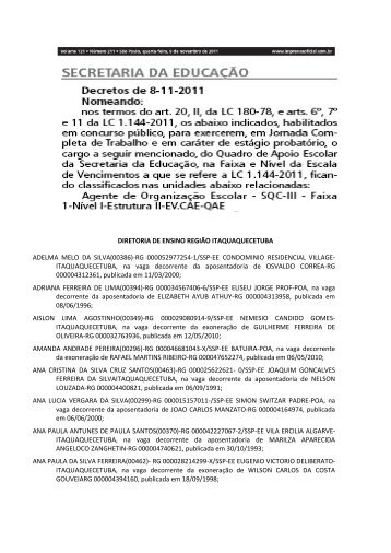 DIRETORIA DE ENSINO REGIÃO ITAQUAQUECETUBA ADELMA ...
