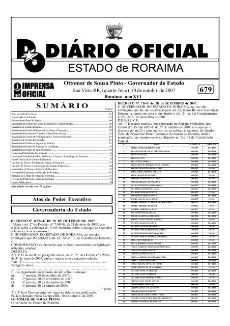 O que aconteceu no dia 20 de dezembro de 2007?