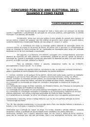 concurso público ano eleitoral 2012 - Magnusconcursos.com.br