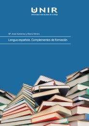Lengua española. Complementos de formación - UNIR | acceso a la ...