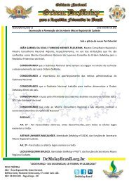 Exoneração e Nomeação do Secretario Macro ... - DeMolay Brasil