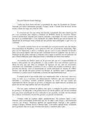 P1 Venho por este meio solicitar mais informaÃ§Ãµes sobre o ...