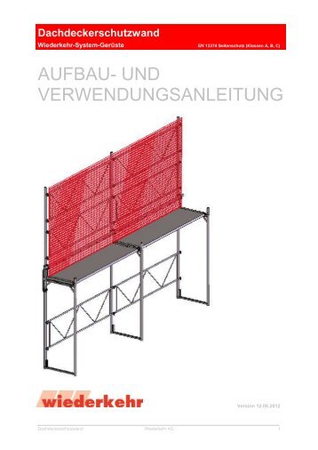 Dachdeckerschutzwand - Wiederkehr AG