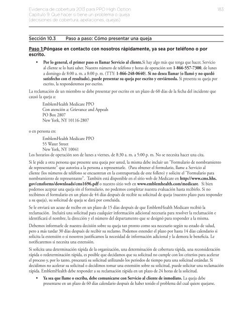 Ver la evidencia de cobertura H5528_123135s - EmblemHealth