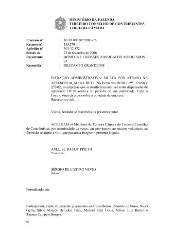 303-32872.pdf - Conselhos de Contribuintes