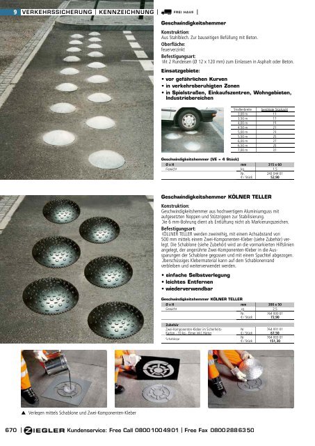 Ziegler Katalog Seiten 672 bis 673