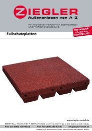 Fallschutzplatten - Ziegler