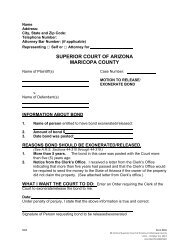 superior court of arizona maricopa county - Clerk of the Superior ...