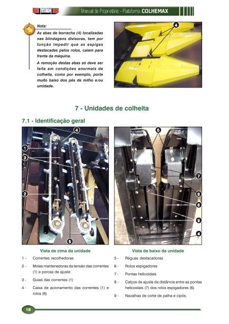 Manual do operador Colhemax - MAX Indústrias Irmãos Thonnigs Ltda