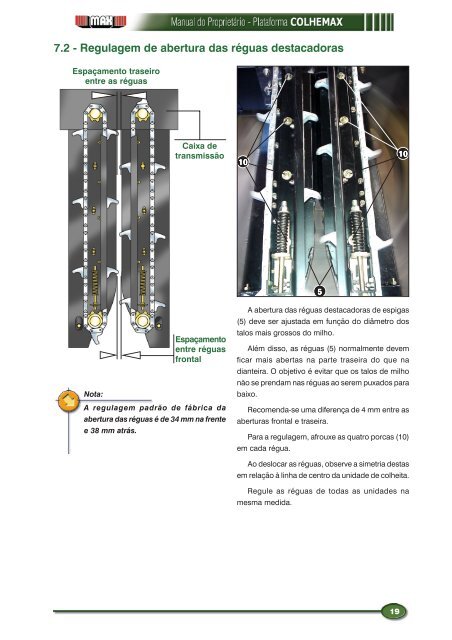 Manual do operador Colhemax - MAX Indústrias Irmãos Thonnigs Ltda