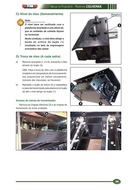 Manual do operador Colhemax - MAX Indústrias Irmãos Thonnigs Ltda