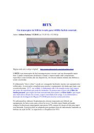 BITX Um transceptor de SSB QRP simples e de baixo - PY2ADN