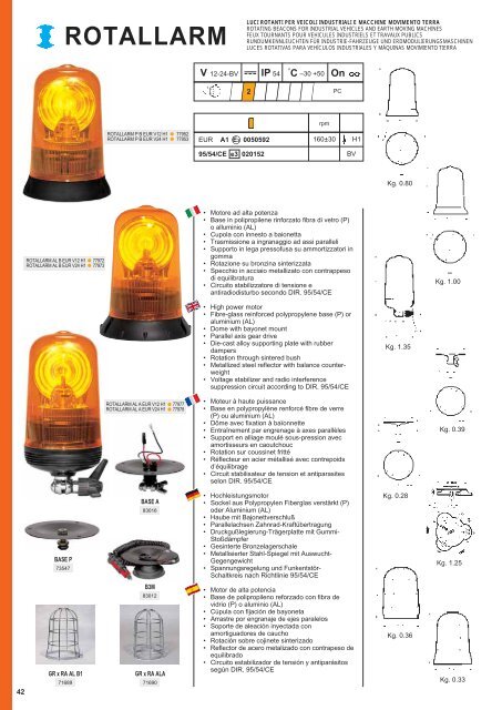 luci a flash - MTZ Serviss