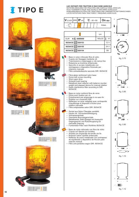 luci a flash - MTZ Serviss